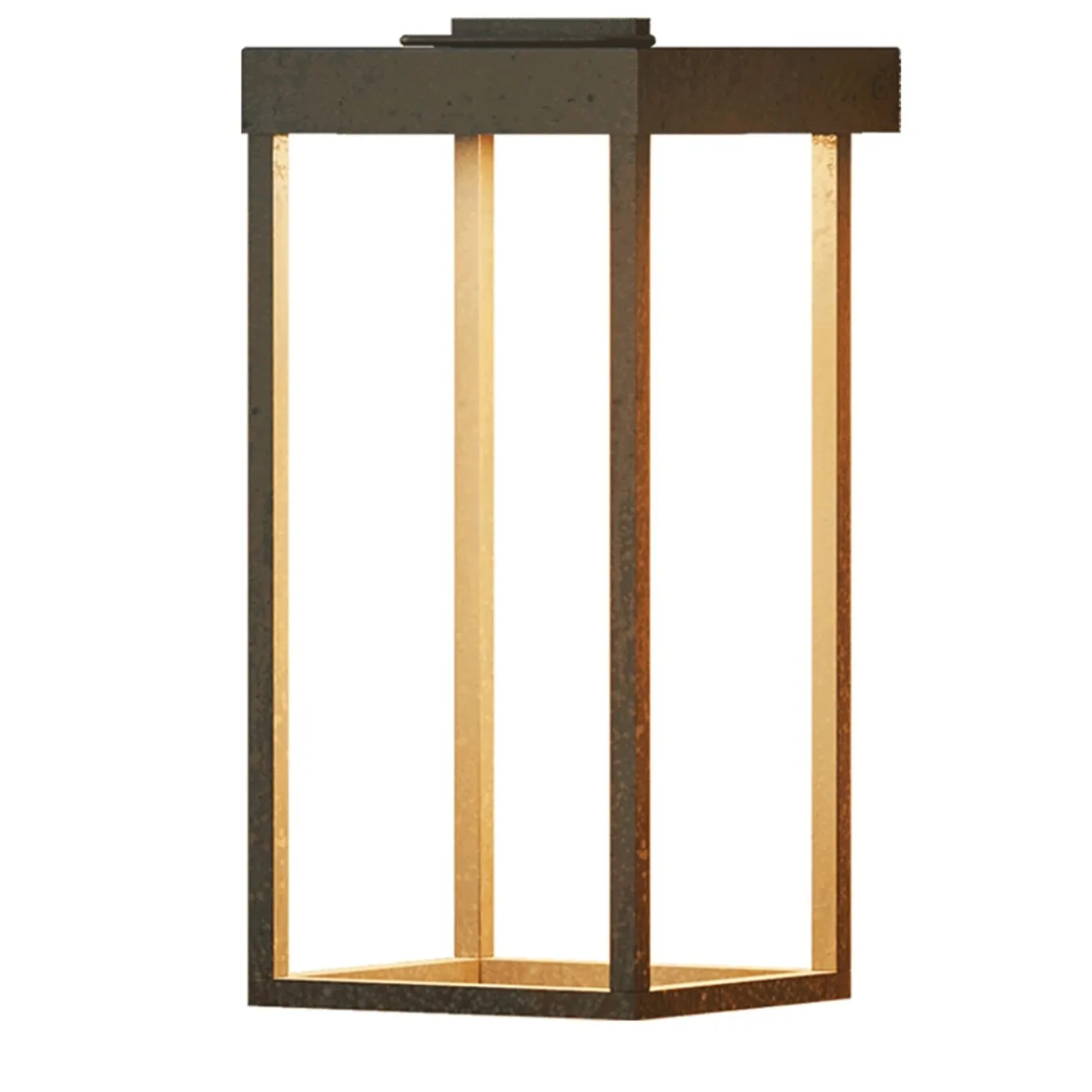 Lampada da parete in ottone per esterni Lanterne Slim