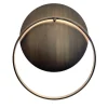 Lampada da parete Myring circolare in ottone
