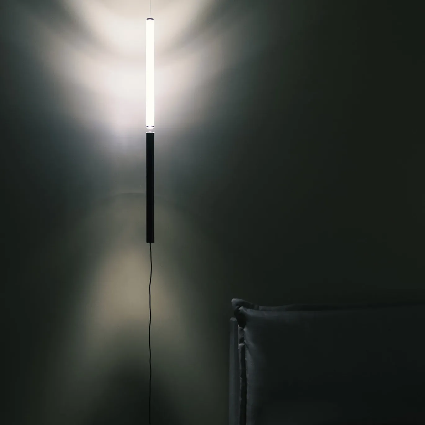 Lampada da parete nera Equilibrio