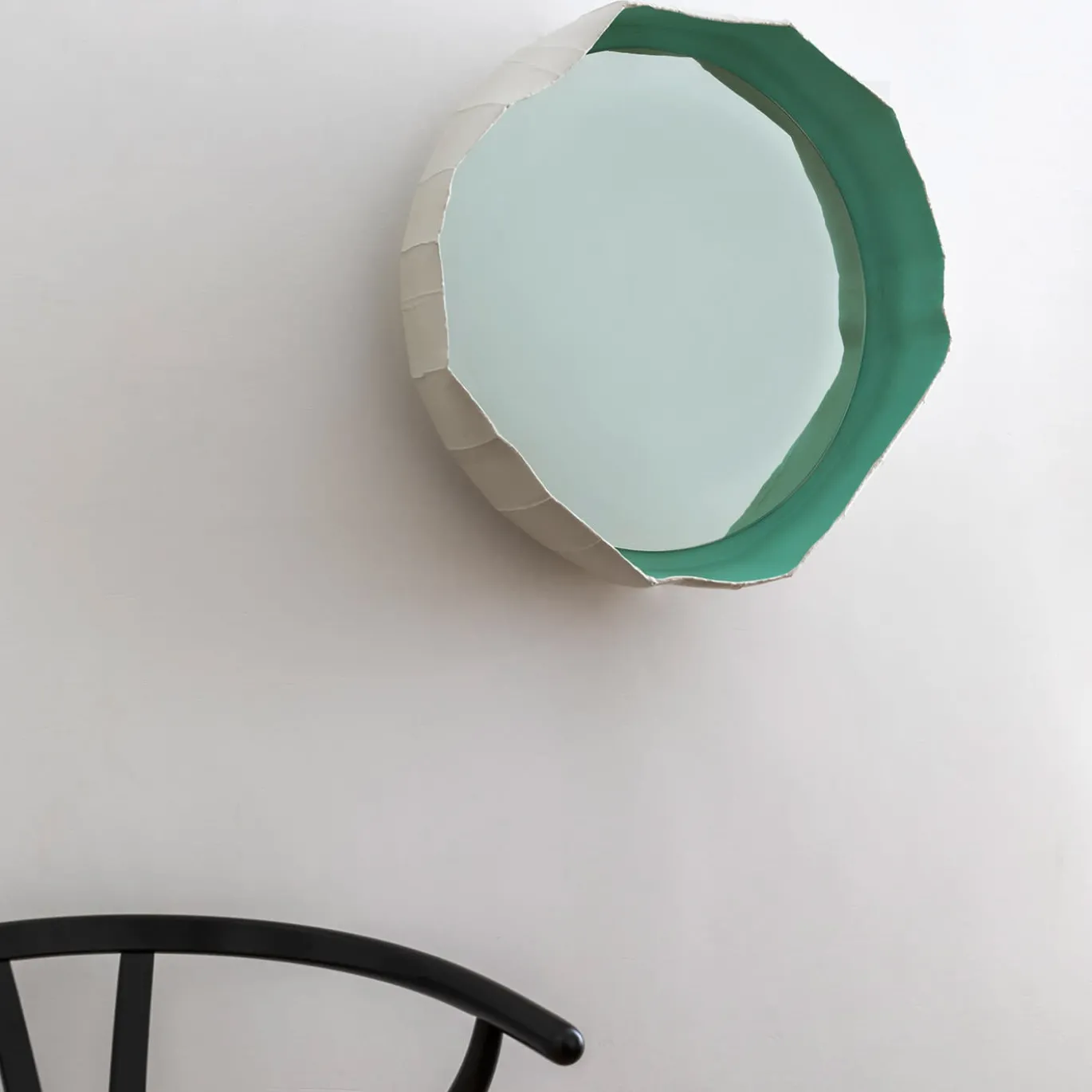 Lampada da parete Ninfea 50 verde di G. Botticelli & P. Paronetto