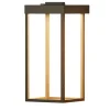 Lampada da parete per esterni Lanterne Slim Brass