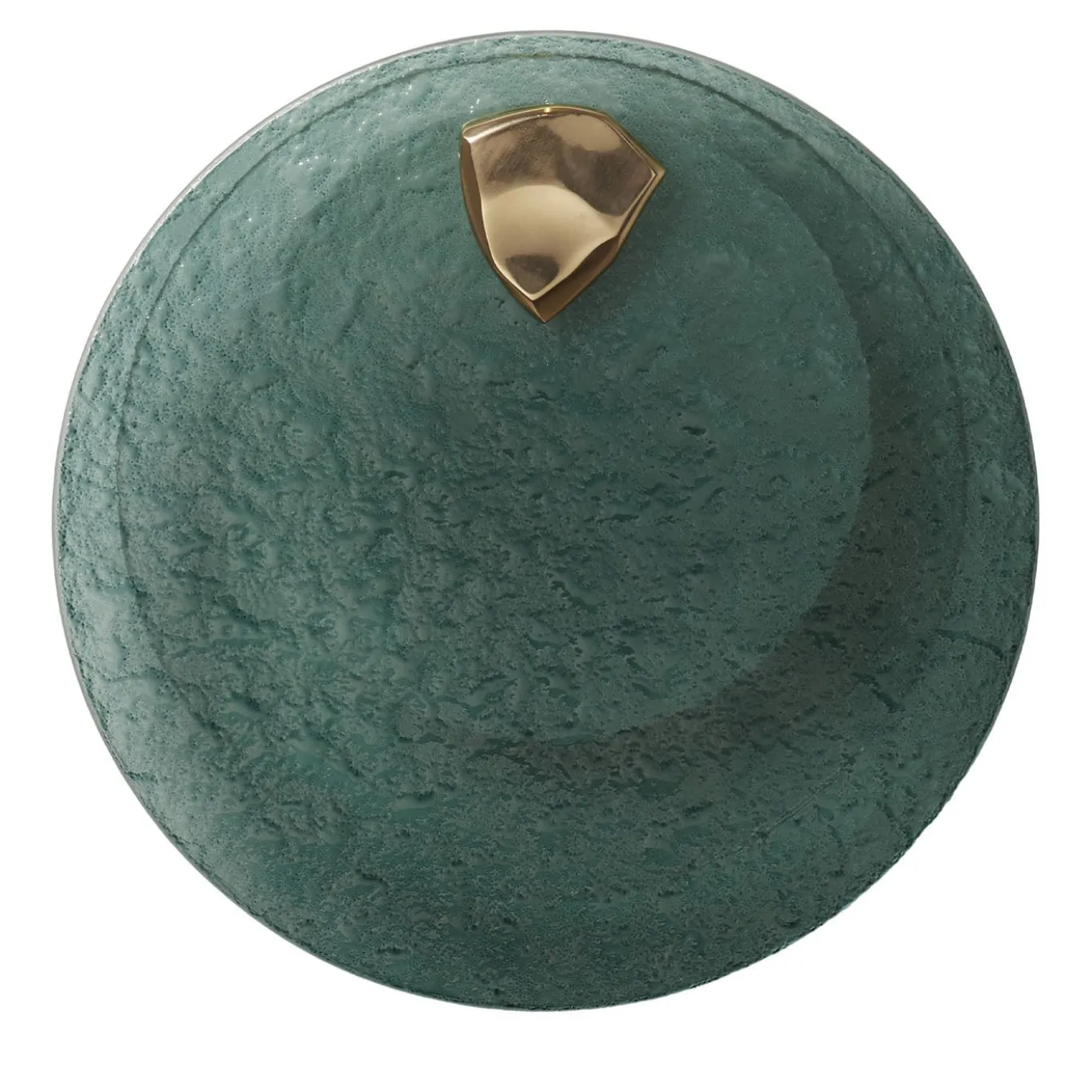 Lampada da parete Pine Shield in vetro verde