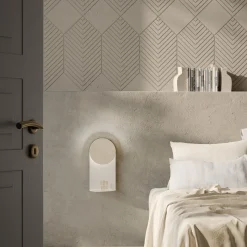 Lampada da parete Punto A Beige Lecce Limestone di Apospersano