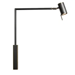 Lampada da parete Rectus con braccio regolabile