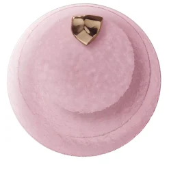 Lampada da parete Rose Shield in vetro rosa