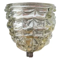 Lampada da Parete Shell in Vetro Trasparente