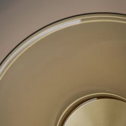 Lampada da parete Zen in vetro bronzo