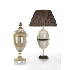 Lampada da scrivania dorata