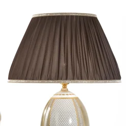 Lampada da scrivania dorata