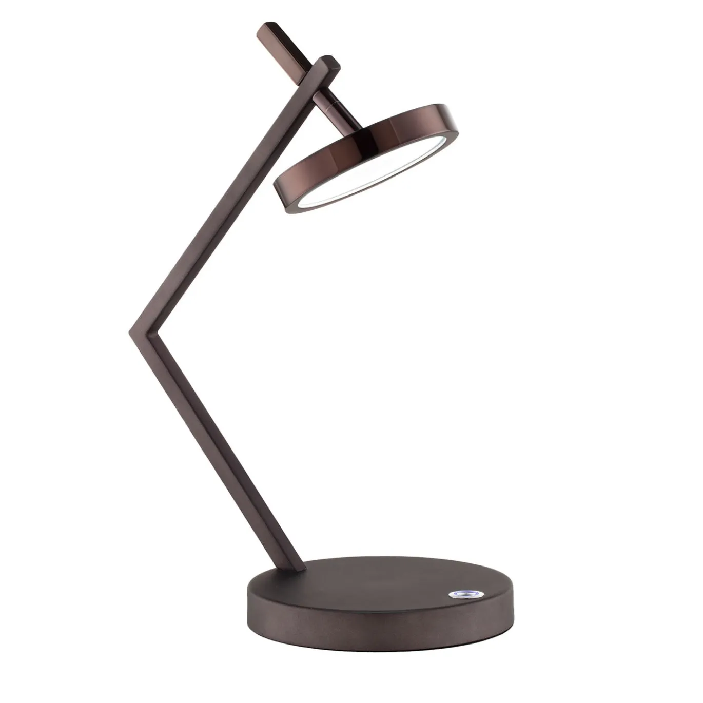 Lampada da scrivania in nichel nero Vector