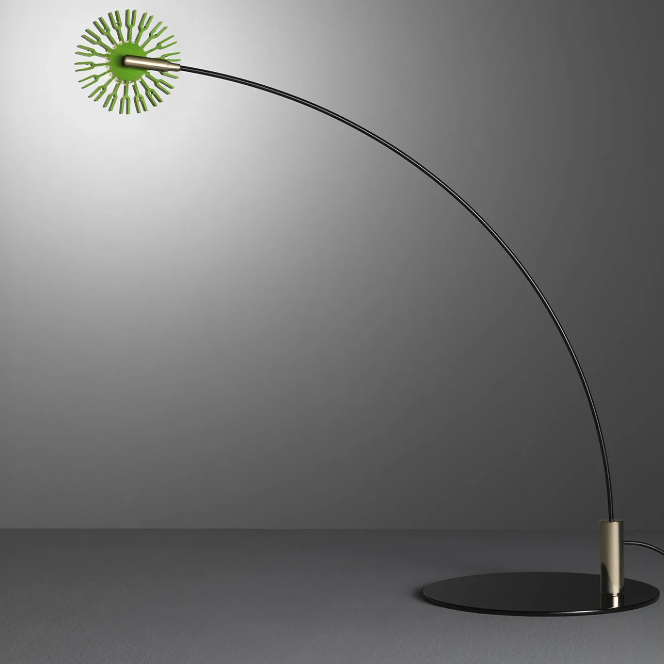 Lampada da scrivania Ocio Tavolo in acciaio verde