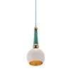 Lampada da soffitto B'Anthology in foglia bianca e oro