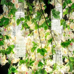 Lampada da soffitto Flower Power White Cascade Round Large