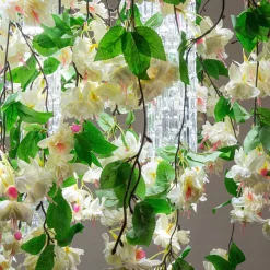 Lampada da soffitto Flower Power White Cascade Round Large