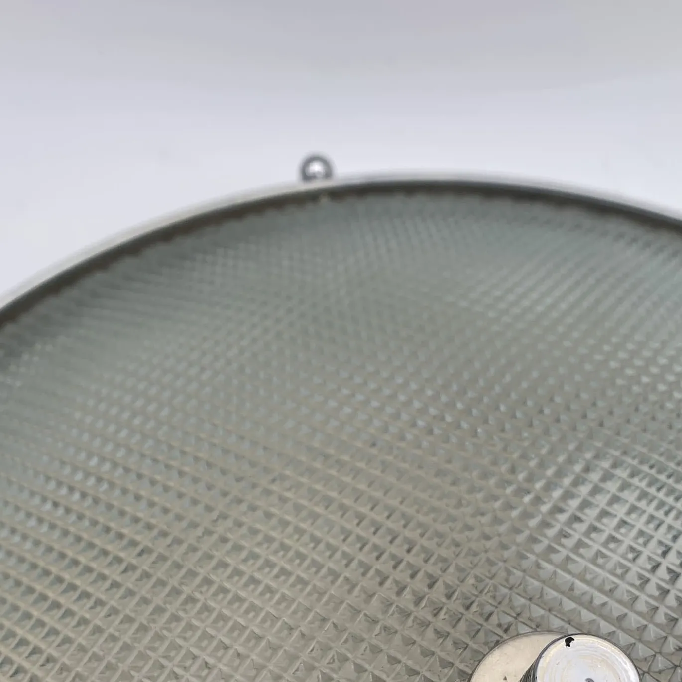 Lampada da soffitto in ottone cromato