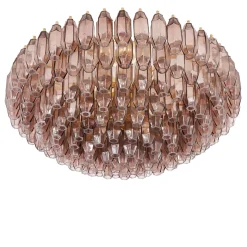 Lampada da soffitto in vetro ametista Prismatico
