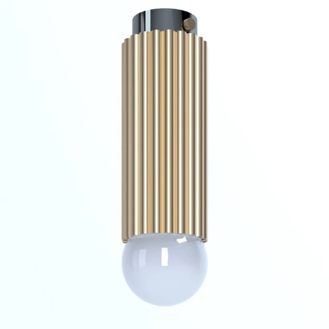 Lampada da soffitto Lustrin di Isacco Brioschi