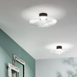Lampada da soffitto nera Desideria