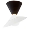 Lampada da soffitto nera Fante di De Pas, D'Urbino, Lomazzi