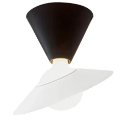 Lampada da soffitto nera Fante di De Pas, D'Urbino, Lomazzi