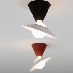 Lampada da soffitto nera Fante di De Pas, D'Urbino, Lomazzi