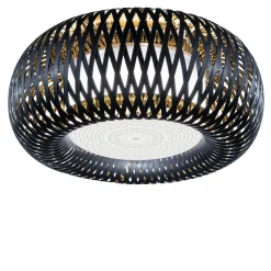 Lampada da soffitto nera Kalatos