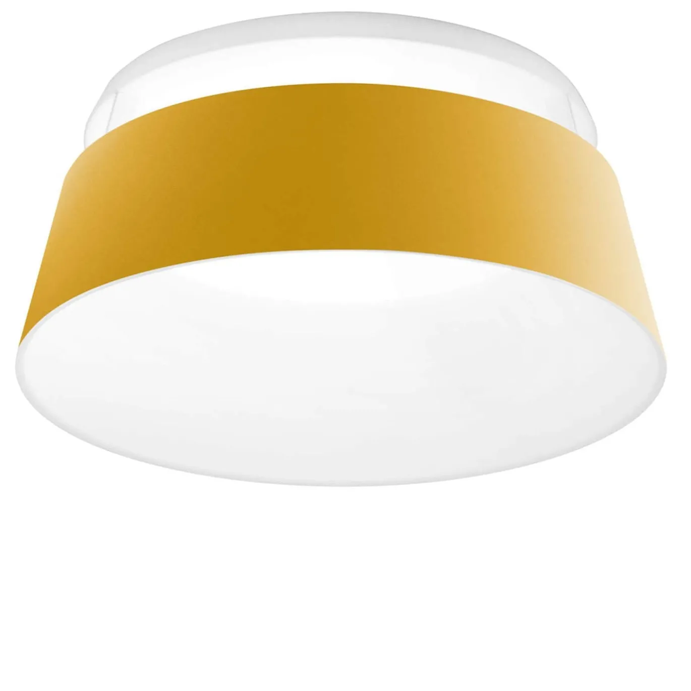 Lampada da soffitto Oxygen S gialla di Pio e Tito Toso