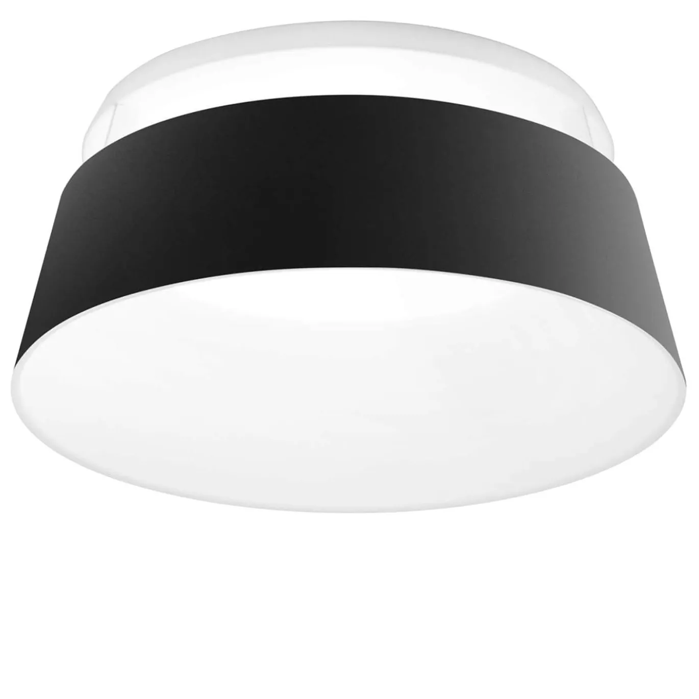 Lampada da soffitto Oxygen S nera di Pio e Tito Toso