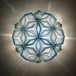Lampada da soffitto/parete La Vie Blue di Adriano Rachele