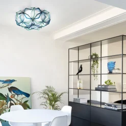 Lampada da soffitto/parete La Vie Blue di Adriano Rachele