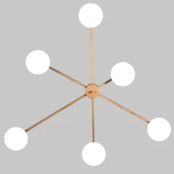 Lampada da soffitto STELLA in bronzo di Luca Bussacchini