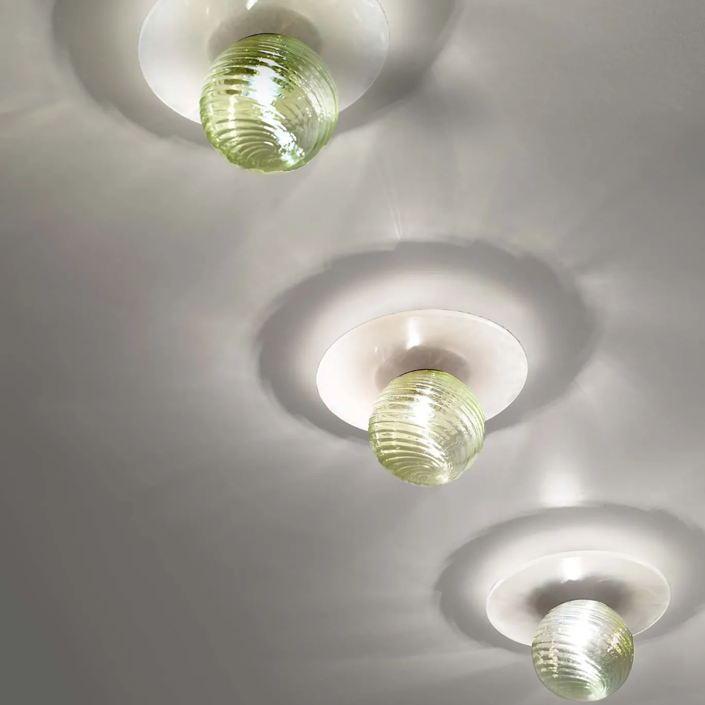 Lampada da soffitto verde Afrodite