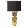 Lampada da tavolo Adam in ceramica oro