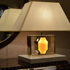 Lampada da tavolo Adeline dorata
