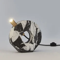 Lampada da tavolo a disco Voyager Grand Antique