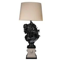 Lampada da tavolo Afrodite Black di Antonio Fullin