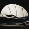 Lampada da tavolo Afrodite in legno di mare e cotone