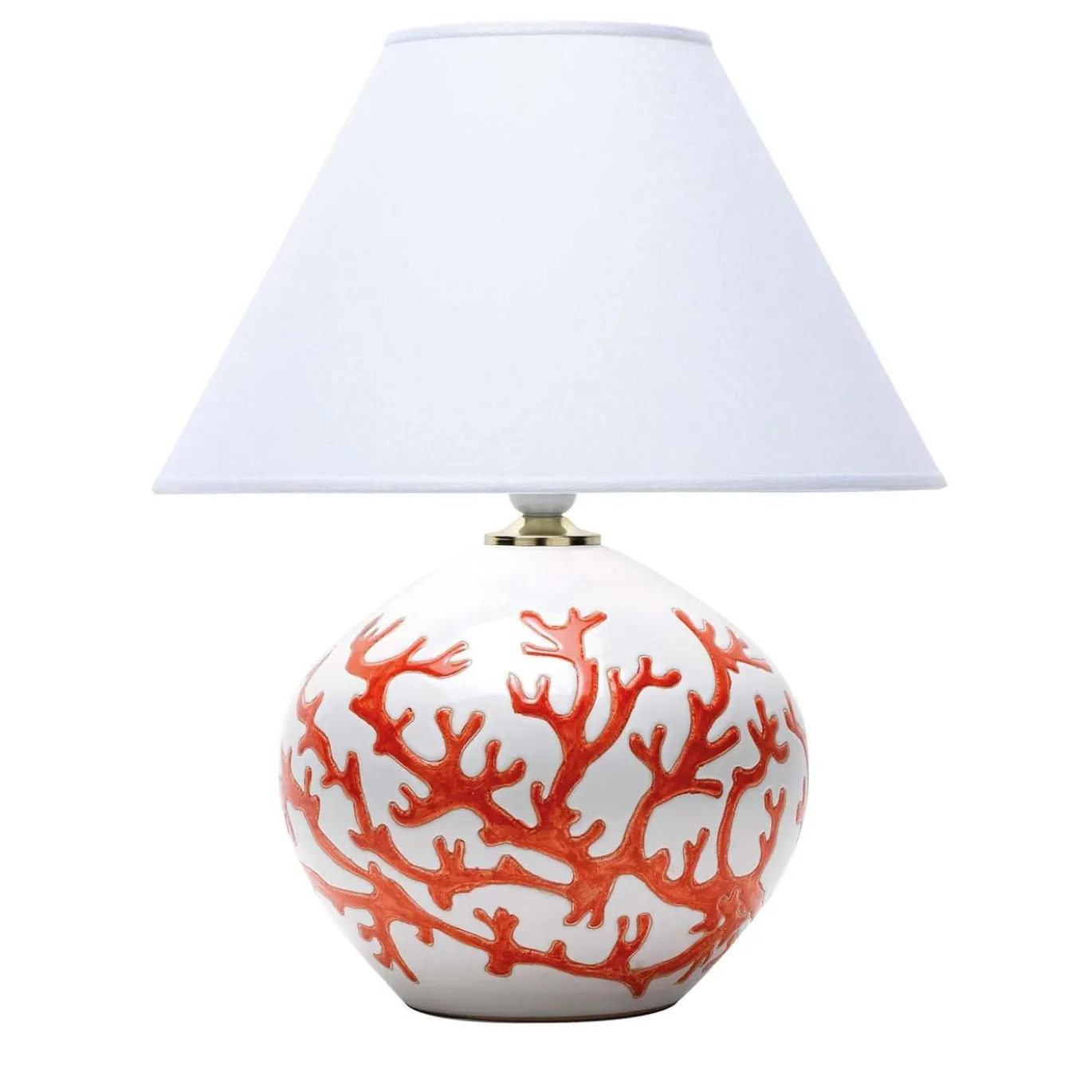 Lampada da tavolo a goccia Corallo Rosso