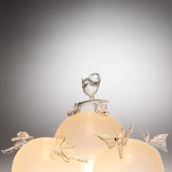 Lampada da Tavolo a LED in Vetro Trilli Farfalle