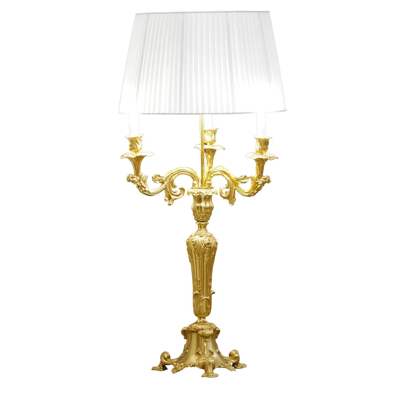 Lampada da tavolo a 3 luci in stile Luigi XV #1