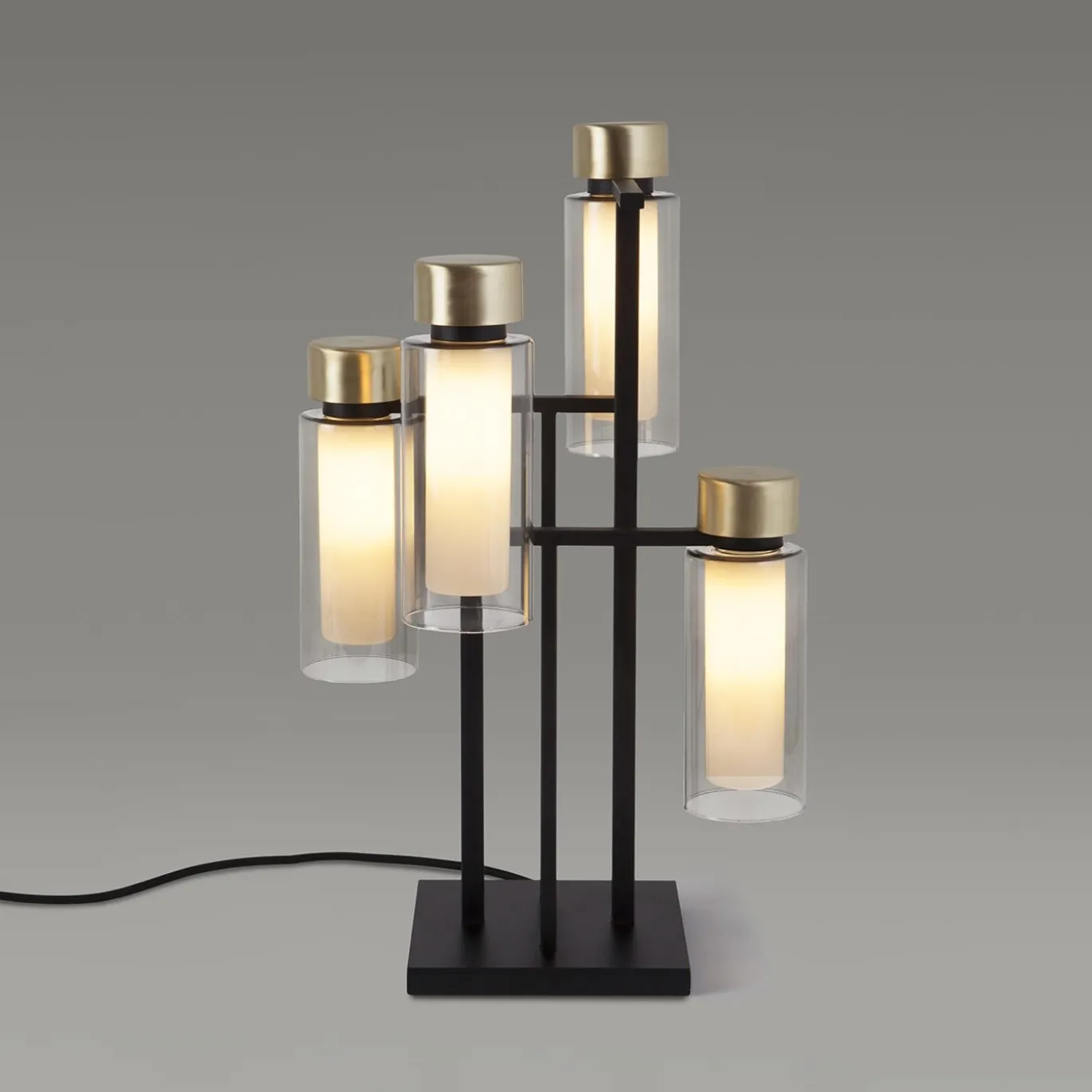 Lampada da tavolo a 4 luci Osman di Corrado Dotti