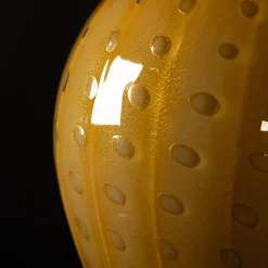 Lampada da tavolo ambra e nera