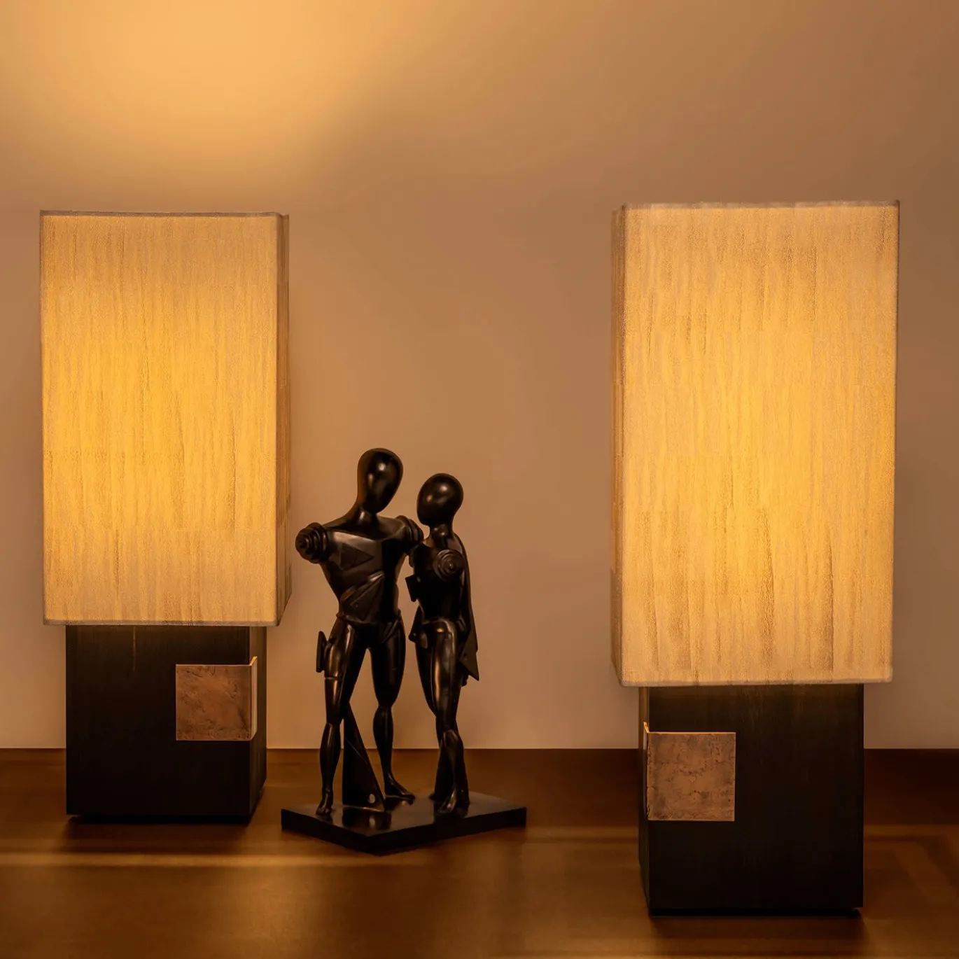 Lampada da tavolo a sensore destro Orphée Noir