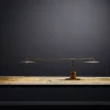 Lampada da Tavolo Atollo in Ottone