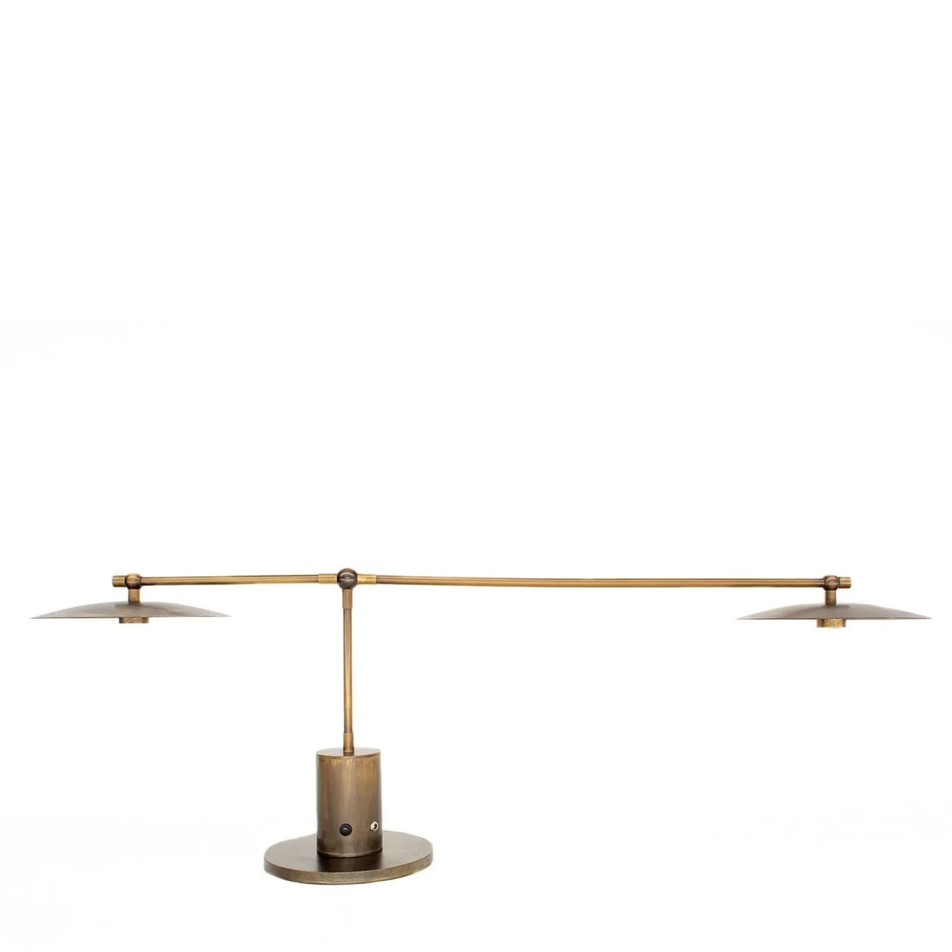 Lampada da Tavolo Atollo in Ottone