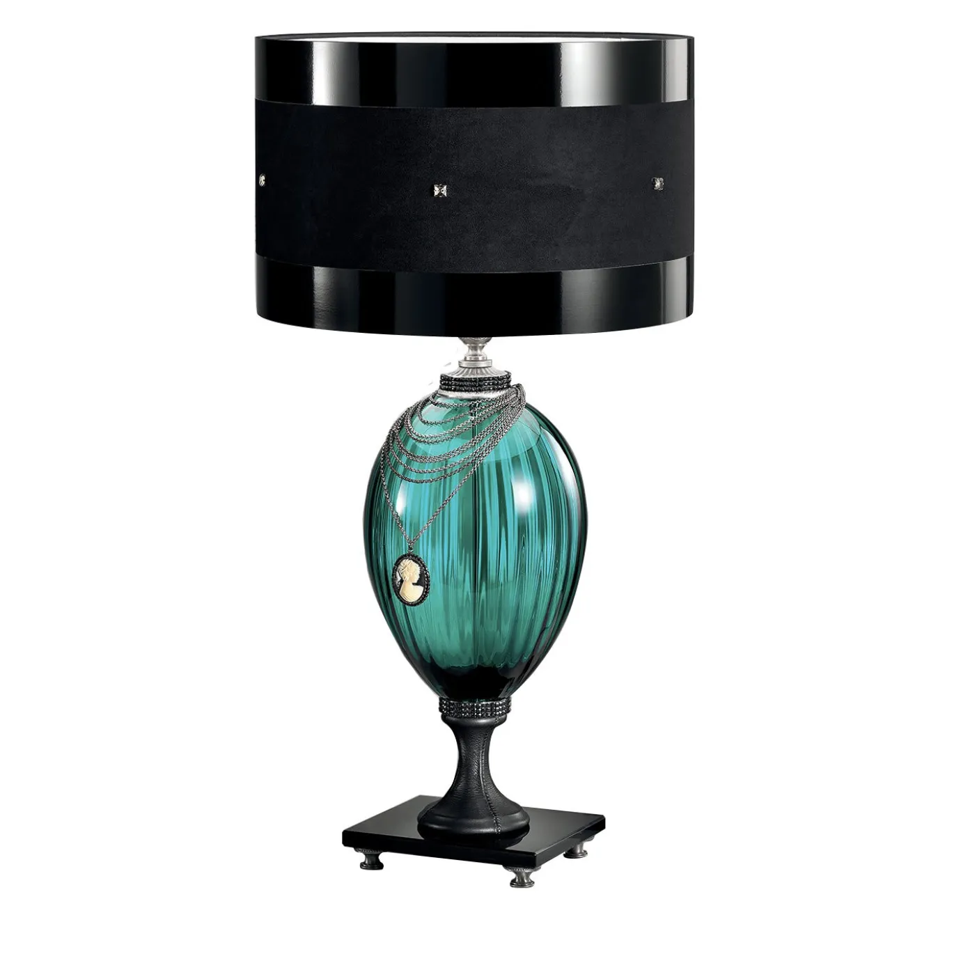 Lampada da tavolo Audrey verde
