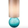 Lampada da tavolo Balloton Aqua con paralume