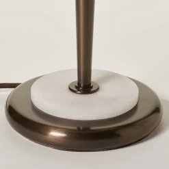 Lampada da tavolo Benny in bronzo e alabastro