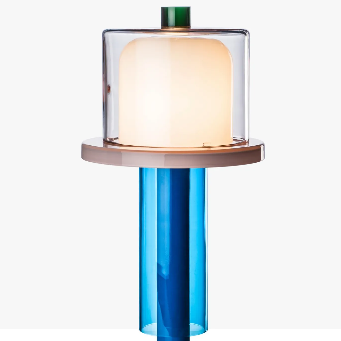 Lampada da tavolo Bhusanam di Ettore Sottsass
