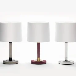 Lampada da tavolo bianca Gallia